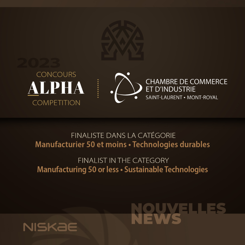 Nomination en tant que finaliste du Concours Alpha de la Chambre de Commerce Saint-Laurent - Mont Royal