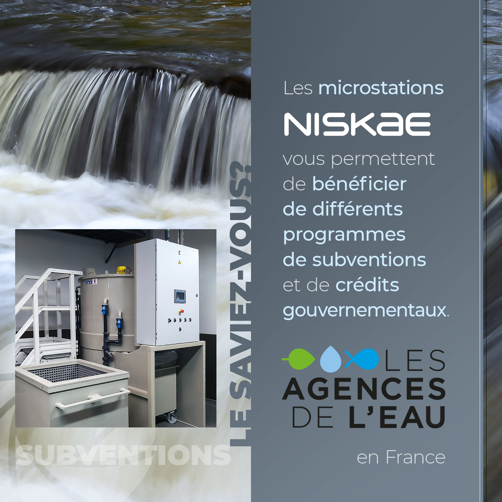Subventionnez votre projet de traitement des eaux