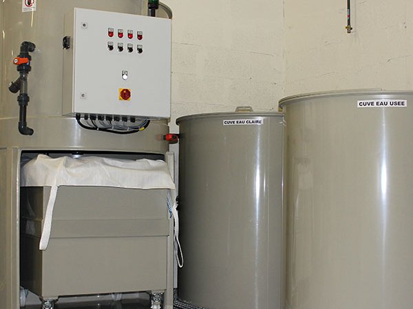 Station de traitement et de recyclage des eaux usées SW500BB, débit 500L/H