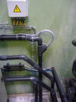 Injection de coagulant dans l'eau chargée en peinture