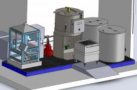 Modélisation 3D de la station de traitement d'eau SW500BB
