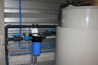 Filtration des eaux claires avant renvoi au blanc de lavage
