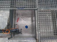 Bac de collecte des eaux de lavage