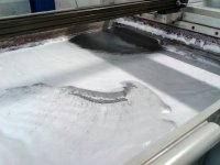 Aéro-flottation et raclage des boues de peinture formées en surface