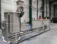 Station de traitement SW500 accompagnée de cuves de stockage