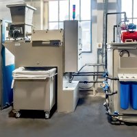 Station SW200 pour traiter les eaux usées d'un fabricant d'engrenages