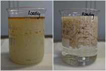 Coagulant | floculant sur mesure - avant et après le traitement des eaux sales