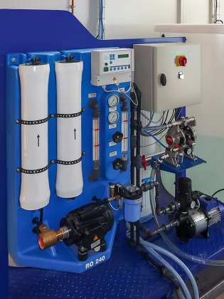 Skid osmoseur 240L par heure