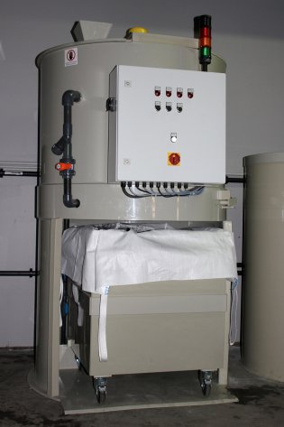 Station de traitement des eaux de lavage - 500 L